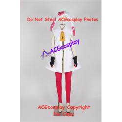 Splatoon Pearl cosplay costume include pvc prop emblem and hat