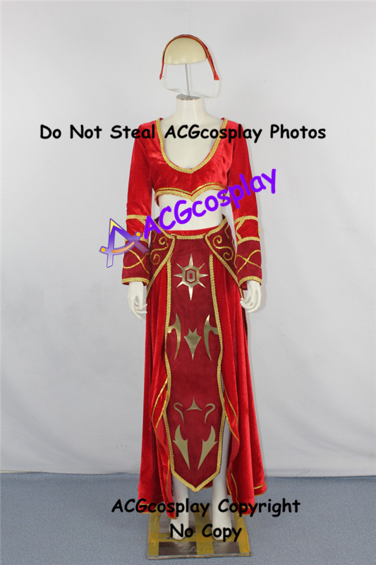 World Of Warcraft Cosplay Female Blood Elf Mage Cosplay Costume