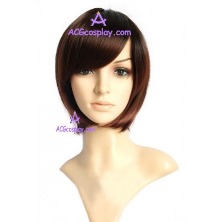 Women's 40cm Brown Bobo Wig cosplay wig