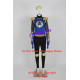 Power rangers Ninja Storm Blake Bradley Navy Thunder Ranger cosplay costume