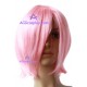 Women's 40cm Pink Short Straight Cosplay Wig