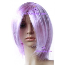 Women's 40cm Purple Short Straight Cosplay Wig