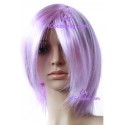 Women's 40cm Purple Short Straight Cosplay Wig