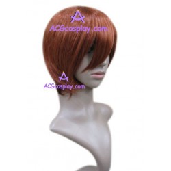 Women's 40cm Red Brown Short Cosplay Wig