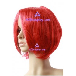 Women's 40cm Red Short Straight Cosplay Wig