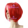 Women's 40cm Red Short Straight Cosplay Wig