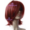 Women's 40cm Reddish Black Short Straight Cosplay Wig