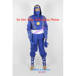 Power Rangers Blue Ninjetti Ranger Cosplay Costume