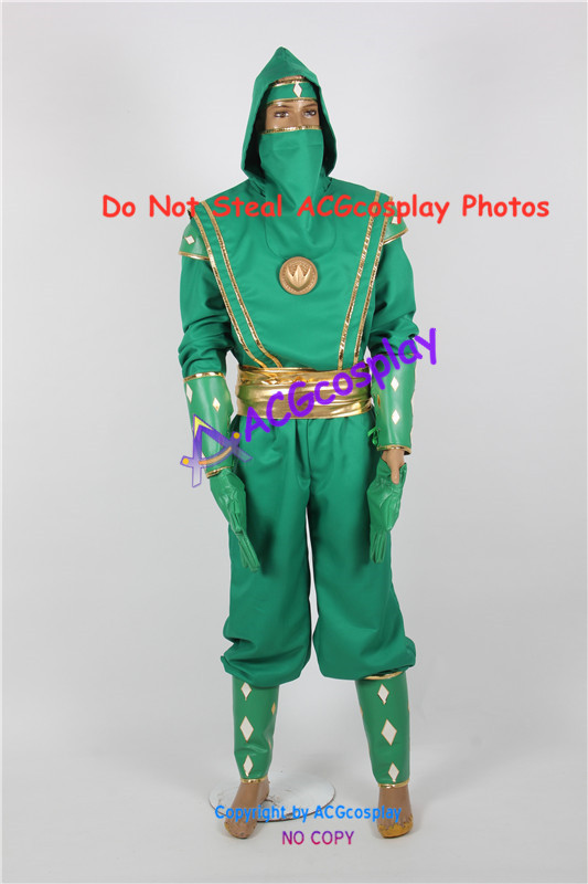Gearhumans 3D Green Ninja Mighty Morphin Power Rangers Ninjetti Custom