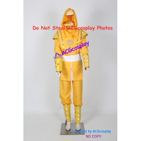 Power Rangers Yellow Ninjetti Ranger Cosplay Costume ninja ranger costume