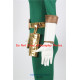 Power Rangers Zeo Green Zeo Ranger Cosplay Costume