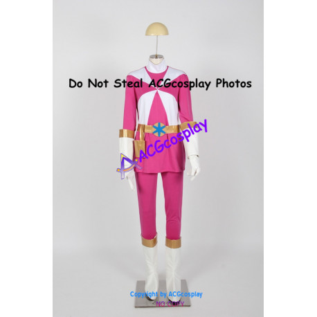 Power Rangers Lightspeed Rescue Pink Lightspeed Ranger Cosplay Costume