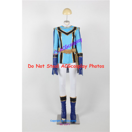 Power Rangers Mystic Force Blue Mystic Ranger Cosplay Costume