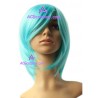 Women's 45cm Blue Short Straight Cosplay Wig