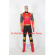 Power Rangers Ninja Storm Crimson Thunder Ranger Cosplay Costume