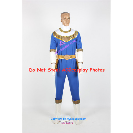 Power Rangers Zeo Blue Zeo Ranger Cosplay Costume