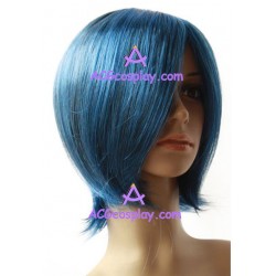 Women's 45cm Blue Short Natural Cosplay Wig