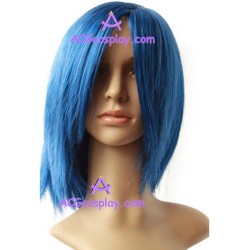 Women's 45cm Blue Short Straight Cosplay Wig