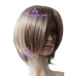 Women's 45cm Flaxen Short Straight Cosplay Wig