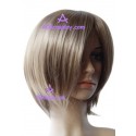 Women's 45cm Flaxen Short Straight Cosplay Wig