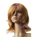 Women's 45cm Gold Short Curly Cosplay Wig