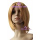 Women's 45cm Gold Short Straight Cosplay Wig