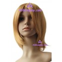Women's 45cm Gold Short Straight Cosplay Wig