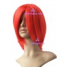 Women's 45cm Red Short Straight Cosplay Wig