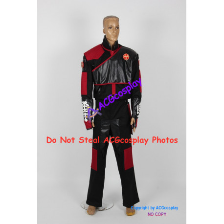 Power Rangers Ninja Storm Crimson Thunder Ranger Cosplay Costume