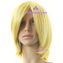 Women's 45cm Yellow Short Straight Fashion Wig cosplay wig