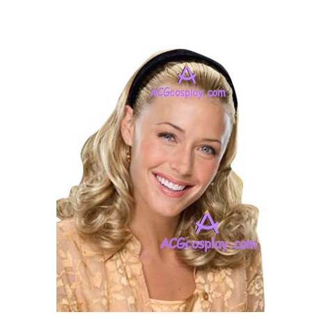 Women's 48cm Blond Long Curly Fashion Wig cosplay wig