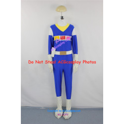 Power Rangers in Space Theodore Jay Jarvis Johnson Blue Space Ranger Cosplay Costume