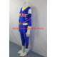 Power Rangers in Space Theodore Jay Jarvis Johnson Blue Space Ranger Cosplay Costume