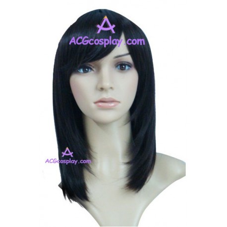 Women's 50cm Black Straight Fashion Wig cosplay wig