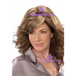 Women's 50cm Blond Medium Straight Fashion Wig cosplay wig
