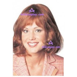 Women's 50cm Brown Short Curly Fashion Wig cosplay wig