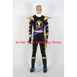 Power Rangers Dino Thunder Black Dino Ranger Cosplay Costume