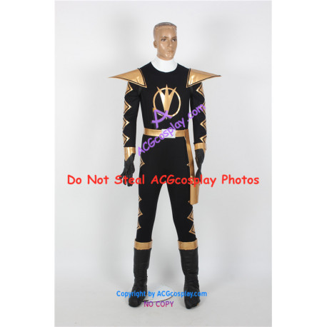 Power Rangers Dino Thunder Black Dino Ranger Cosplay Costume