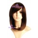 Women's 50cm Brown Straight Wig cosplay wig