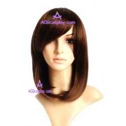 Women's 50cm Brown Straight Wig cosplay wig