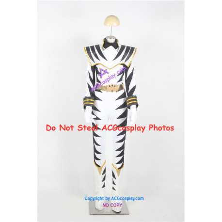 Power Rangers Dino Thunder White Dino Ranger Cosplay Costume