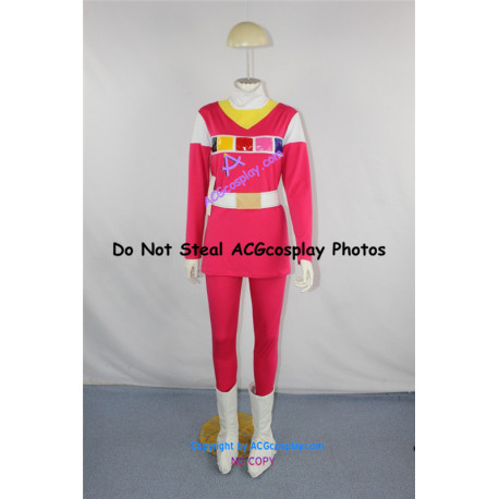 Power Rangers in Space Cassie Chan Pink Space Ranger Cosplay Costume