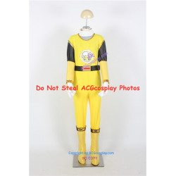 Power Rangers Ninja Storm Yellow Wind Ranger Cosplay Costume