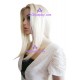 Women's 50cm White Fashion Wig cosplay wig