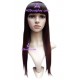 Women's 54cm Black Long Straight Wig cosplay wig