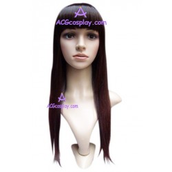 Women's 54cm Black Long Straight Wig cosplay wig