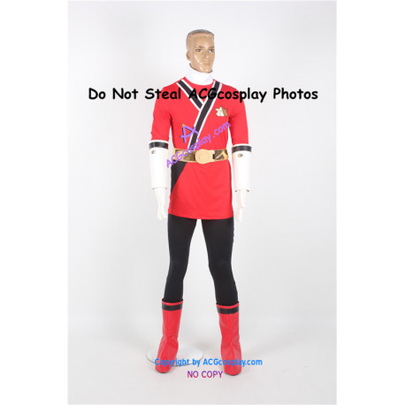 Power Rangers Samurai Female Red Ranger Cosplay Costume