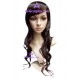 Women's 54cm Brownish Black Long Wavy Wig cosplay wig