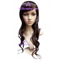Women's 54cm Brownish Black Long Wavy Wig cosplay wig