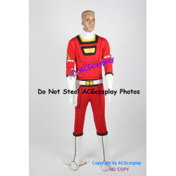 Power Rangers Turbo Cosplay Red Turbo Ranger Cosplay Costume incl. boots covers